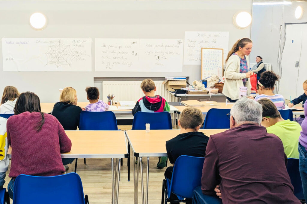 Students in Slovak School Cambridge
