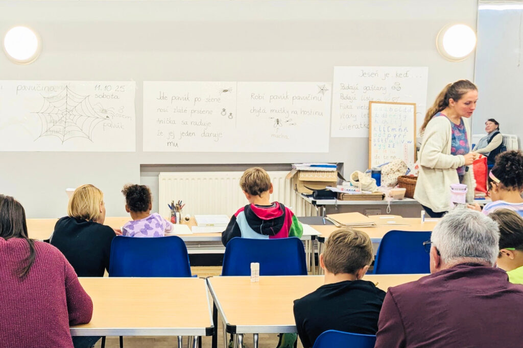 Students in Slovak School Cambridge