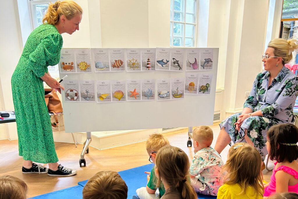 Students in Slovak School London - nursery class