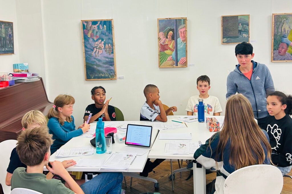 Students in Slovak School London - advanced class