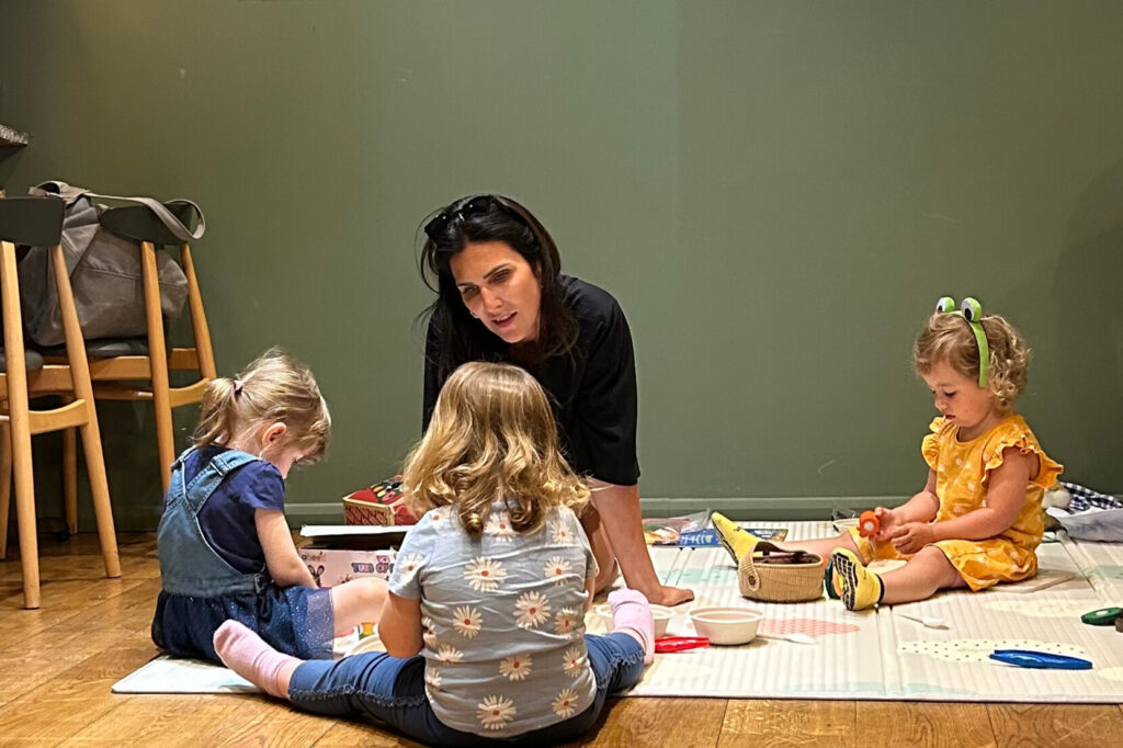 Students in Slovak School London - toddlers class